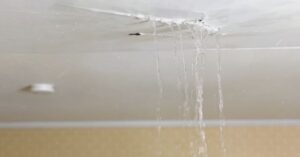 roof leaks in heavy rain